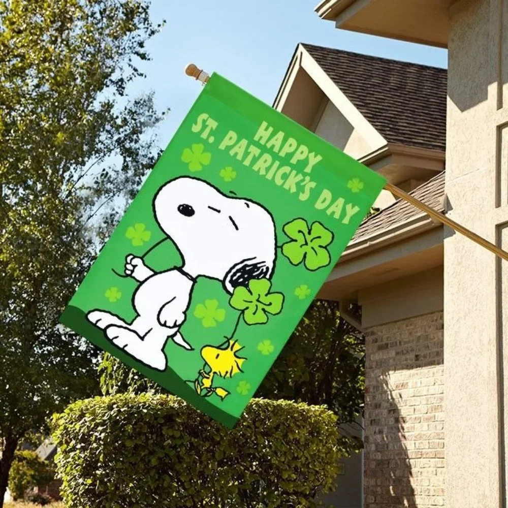 jetmax | Holiday | Happy St Patricks Day Snoopy Peanuts Gang House Std ...